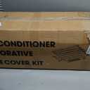 Mini-Split AC Line Set Cover: 5" 26.5 Ft Minisplit Lineset Cover Kit, Line Hide for Mini Split Central AC HVAC Heating System, Waterproof PVC Outdoor Decorative for Mini Spilt Heat Pumps