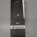 POWCAN 40 oz Insulated Water Bottle with 2-in-1 Straw and Spout Lid, Keep Cold 24H, Leak-Proof, BPA-Free, Double Wall Stainless Steel Water Bottle for Sports, Gym, Travel, and School (Dark Knight)