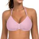 Light Support Backless Strappy Sports Bra for Women - Breathable Workout Gym Yoga Top with Removable Pads (S)