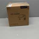 EUHOMY Ice Maker Countertop, 9 Cubes Ready in 6 Mins, 26lbs/24H, Self-Cleaning, Portable Ice Maker Machine with Carry Handle, Basket and Scoop, 2 Sizes of Bullet Ice for Home, Kitchen, Office