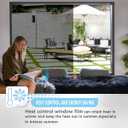 3 x One Way Privacy Window Film,Window Tint for Home Office,Daytime Window Film See Out Not in,Static Cling Reflective Heat Control Sun Blocking Window Privacy Film (17.5X78.7 Inch, Silver)