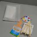 Skyygemm 24 Sets Valentines Day Gifts for Kids Valentines Cards Mini Painting Canvas Panel with Wooden Easel Watercolor Paints Brush Kit for School Classroom Exchange Gifts(Bear)