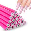 20PCS Nail Art Stamp Pen, Flower Stamper Pen for Women Girls, DIY Kit for Nail Art with Various Patterns