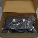 RV Exterior Shower Box Outdoor Camper Trailer Shower Kit with Shower Faucet Shower Head and Hose wall box portable use for Camper Van Travel Trailer Motorhome and Boat (Black)