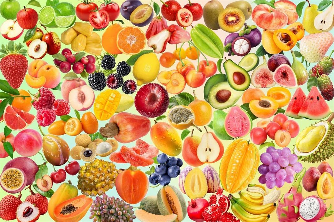 1000 Piece Jigsaw Puzzle for Adults - Bursting with Fruit: A Colorful & Soothing Challenge, Elegant Home Decor Gift for Nature and Art Lovers