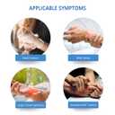 OSK Soft Functional Resting Hand Splint for Flexion Contractures - Stroke Hand Brace by Restorative Medical - Corrective, Supportive Brace for Correction, Comfort & Pain Relief (Small, Left) 