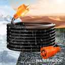 40 Ft 30 Amp 4 Prong Generator Extension Cord, NEMA L14-30P to L14-30R, 410 Gauge STW 125/250V Up to 7500W Generator Cable, ETL Listed (Orange)