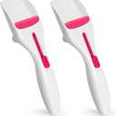 2PCS Cupcake Batter Scoop, One Click Sliding Button Cake Cream Spatulas for Elegant Baking, Pastry & Cake Decorating, ABS and TPE Material