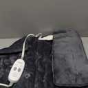 Dowin Almohadilla Térmica Extra Grande Con Masajeador, Almohadillas Térmicas Ponderadas Para Aliviar El Dolor De Espalda, Almohadilla Térmica Eléctrica De 33 X 18 Pulgadas Para Calambres, 3