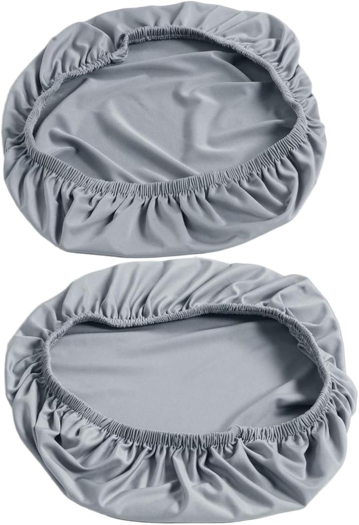 1Set Stylish Soft Toilet Lid Cover and Tank Protector Durable Bathroom Decor with Elastic Edges Comfortable Seat Sleeve for Modern Interiors Fits Toilet Models