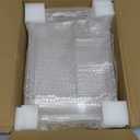 Oubonun Expandable Drawer Organizer 11.1 to 19.2 Width, Shallow Cosmetic Organizer 1.3 Height, 2 Packs, Clear Plastic Storage Trays for Dressing Table,Bathroom