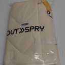 OutSpry Weekender Bag for Women, Carry On Travel Duffel Bag with Laptop Sleeve, Expandable Large Overnight Bag Trolley Sleeve for Gym Dance Sport Workout, Beige