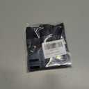 Bow Tie Pocket Square Cufflinks Set for Men, Adjustable Pre-tied Bowtie, Men's Tuxedo Bow Ties (Black)