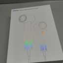 High-Speed Hair Dryer, 160,000 RPM Brushless Motor for Ultra-Fast Drying, 500M Ionic Negative for Frizz Reduce, Low Noise Thermo-Control Blow Dryer with Diffuser for Curly Hair Women and Men,White