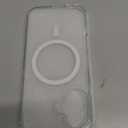 JETech Magnetic Case for iPhone 16 6.1-Inch Compatible with MagSafe, Shockproof Phone Bumper Cover, Anti-Scratch Clear Back (Clear)