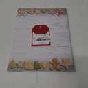 Holiday Cookies Christmas Stationery Paper - 50 Sheets Letterhead for Winter & Holiday Events