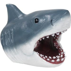 Penn-Plax Jaws Officially Licensed Aquarium Decoration  Shark Swim-Through  Safe for Freshwater and Saltwater Fish Tanks  Small