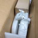 Padded Toilet Seat, Soft Cushioned Vinyl Seat, Elongated, White