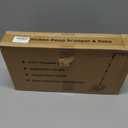 2 in 1 Chicken Poop Scooper & Rake, 12" Chicken Coop Scooper With Ergonomic Grip, Durable Chicken Scooper for Poop With 4 Length Adjustable Stainless Steel Handle(24 to 67") Litter Sifting Shovel