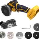 Cordless Cut Off Tool Compatible With DeWalt 20V MAX Battery Compact Rotorazer Saw Brushless with 3" Blades,19,000RPM for Metal/Wood/Tile/Plastic Cutting (NO Battery)