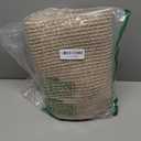 OIAHOMY Cotton Rope Basket, Rectangle Woven Nursery Blanket Basket, Toy Storage Basket with Handle, Baskets for Organizing, 18x14x12, Brown variegated