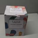 Leyoue 3D Glass Fireworks Electric Wax Melt Warmer with PTC Heating Plate Reusable Silicone Tray 7 Colors LED Changing Light Wax Burner Melter Fragrance Warmer for Home (3D)