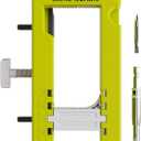 Door Hinge Jig, Door Hinge Mortiser, Router Template Fits for Door Hinges from 3 to 5 Length and Types of Square, Radius 1/4 or Radius 5/8