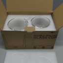 Aquach Double Wall Glass Espresso Coffee Cup 8 oz. 2pcs, Clear Drinking Glasses Insulated, Single Wall Mouth/Double Wall Body