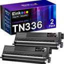 E-Z Ink Compatible Toner Cartridge Replacement for Brother TN336 TN331 TN-336 TN-331 Compatible with HL-L8350CDW MFC-L8850CDW MFC-L8600CDW MFC-9970CDW HL-4150CDN HL-L8250CDN (2 Black)