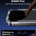 UNBREAKcable 2PCS Screen Protector for iPhone 16 Pro - 1 Privacy Tempered Glass+1 Clear Glass Double Shatterproof [Installation Frame] [9H Hardness] [Case Friendly] Anti-Scratch for iPhone 6.3 inch