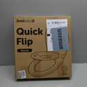 Quick Flip Round & Folding Travel Potty Training Seat (Aqua) Bundle Jool Baby