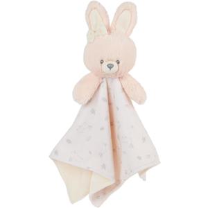 GUND Baby Sustainably Soft Bunny Lovey, Stuffed Animal Plush Blanket Made from 100% Recycled Materials, for Babies and Newborns, Pink/Cream, 10 (Multicolor)