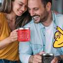 Gifts for Husband from Wife for Fathers Day - In Case I Don't Say It Enough Cup 14oz Black Couples Mug Romantic Gift for Him - Coffee Cup for Dad Celebration Gift for Men Husband Birthday Present