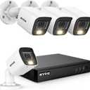 ANNKE 8CH 3K Lite Wired Security Camera System, H.265+ DVR with AI Human/Vehicle Detection, 4X 1080p CCTV Bullet Cams, Smart Color Night Vision, Easy Remote Access, IP67, No Hard Drive Disk