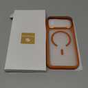 Miracase Magnetic for iPhone 17 Pro Max Case with Screen Protector [Compatible with MagSafe] Slim Thin Phone Case Military-Grade Protected for 17 ProMax Cover Bumper 6.9", Orange