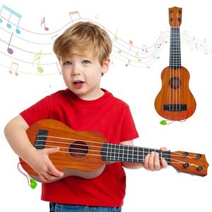 Kids Toy Ukulele Guitar,17 Inch Classical Guitar Musical Toy,4 Strings Guitar Ukulele Educational Learning Toy for Toddlers and Preschoolers