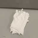 5Pairs (10Pcs) Moisturizing Gloves Overnight for Men and Women, Washable SPA White Cotton Gloves for Dry Hands Eczema Work Inspection Service Performance