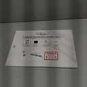 Faucet Mat for Kitchen Sink with Raised Feet, Stone Sink Mat Quick Dry around Faucet, Water Absorbent Stone Tray, Sink Splash Guard & Protectors, Stone Drying Mat for kitchen Counter (23.7" x 4", White Gray Style 1)