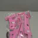 26PCS Full Set Exterior Decoration Trim Kit for Jeep Wrangler JL JLU 2018-2023 Door Hinge Handle Engine Hood Hinge Hood Latch Wheel Eyebrow Side Air Outlet Rear Tailgate Window Hinge Cover (Pink)