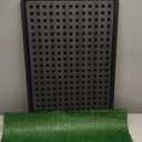 Dog Grass Pad with Tray,35x23in Dogs Potty Tray with 2-Pack Upgraded Replacement Artificial Grass,Dog Litter Box for Pet Training,Indoor Portable Pottys Pet Toilet