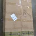 VECELO 5-Piece Kitchen Dining Table Set, Wood Tabletop & Heavy-Duty Metel Frame, Rectangle Dinette with 4 Chairs for Small Space, Breakfast Nook, Natural White