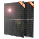 DOKIO 800W (2×400W) 31V Mono Solar Panels - Works for 12/24V Systems, 9.84ft Leads per Panel for Garden/Yard - Home/Backyard Shed or Cabin, Off-Grid Battery Charging