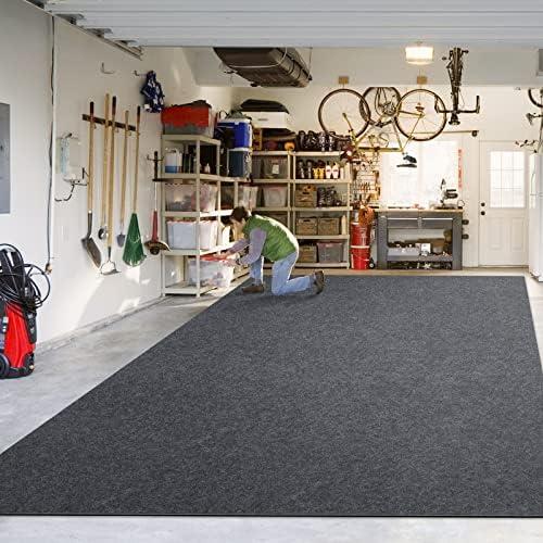 TREETONE Oil Spill Mat, 7.4 x 9.8 Ft, Premium Absorbent Oil Pad. Contains Liquids, Protects Garage Floor from Spills, Drips, Splashes and Stains. Washable, Reusable, Waterproof Rubber Parking Mats