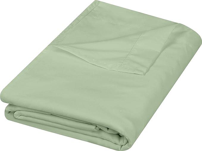 Utopia Bedding Flat Sheets - Pack of 6 - Soft Brushed Microfiber Fabric - Shrinkage & Fade Resistant Top Sheets - Easy Care (Twin XL, GREEN)