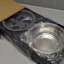 LALOBLUE Elevated Dog Bowls, Raised Dog Bowl with 2 Stainless Steel Dog Food Bowls, Dog Bowls Stand Adjusts to 5 Heights 2.95", 8.46", 9.65", 10.82", 12.01" for Small Medium Large Dogs Cats Pets,Black