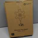 Brightown-Christmas-Tree-Topper-Star-Lighted, 3D Snowflake Snow Cool White Christmas Tree Star Topper with Lights Built-in 15 Bulbs Plug in Vintage Classic Indoor New Year Xmas Decorations Ornaments