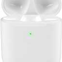 Wireless Charging Case for AirPods 1st & 2nd Generation, Replacement airpod Case (White)