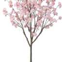Tall Artificial Cherry Blossom Tree 6Ft(72'), Realistic Potted Silk Faux Cherry Blossom, Indoor/Outdoor for Home, Office, Living Room, Bedroom, Porch