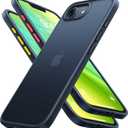 TORRAS Guardian Shockproof for iPhone 16e Case 2025, Military Grade Test Protection 16e Phone Case Slim Thin Durable DIY Buttons Anti Scratch Translucent Matte Hard Back Case for 16e Case 6.1", Black