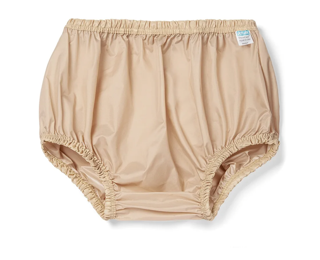 Incontinence Leak-Protection, Washable Pull-On Diaper Cover Pant, Advanced-Cool-Lightweight-Durable- Kleinert's (Beige, XX-Large)